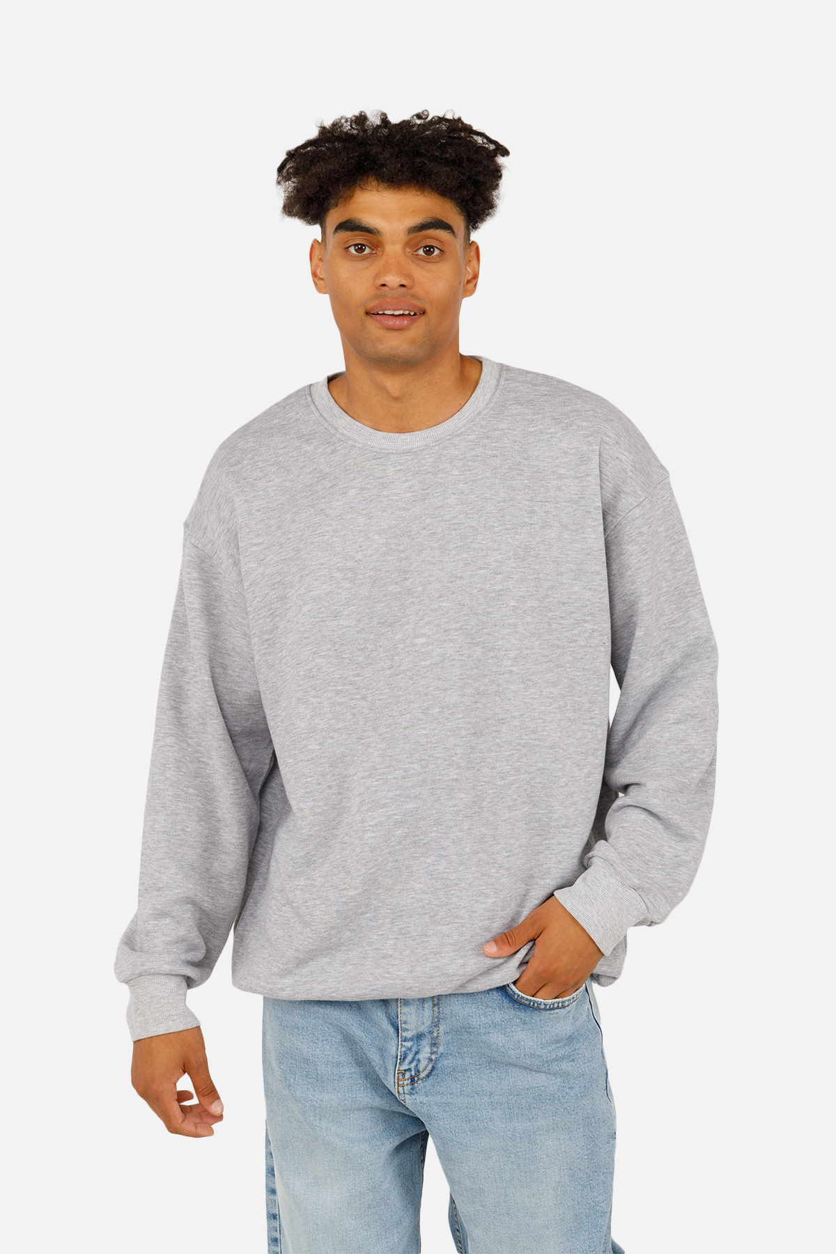 Чоловічий світшот Yuki L Сірий ЦБ-00258123 (SKT001015569)