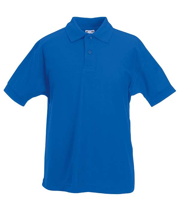 Поло Fruit of the loom 65/35 Polo Kids 116 см Синій (63-417-0)