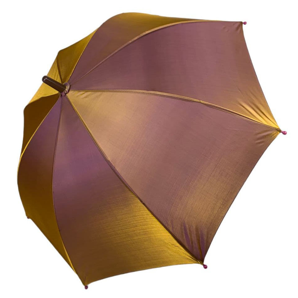 Дитяча парасолька тростина хамелеон однотонний Max золотисто-рожевий 034-1