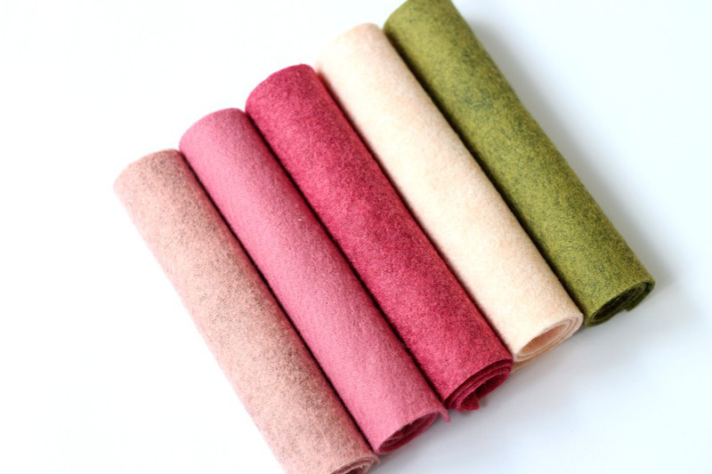 Набір американського м'якого фетру Pugovichok Англійська троянда 5 кольорів (hub_LtPO42872)