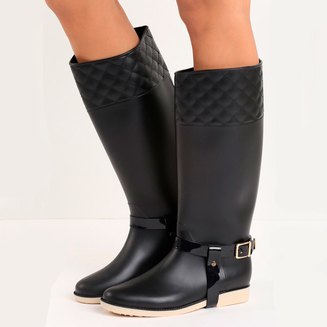 Гумові чоботи Vices Чорний 41 Жіночий (Vc_cow-6)