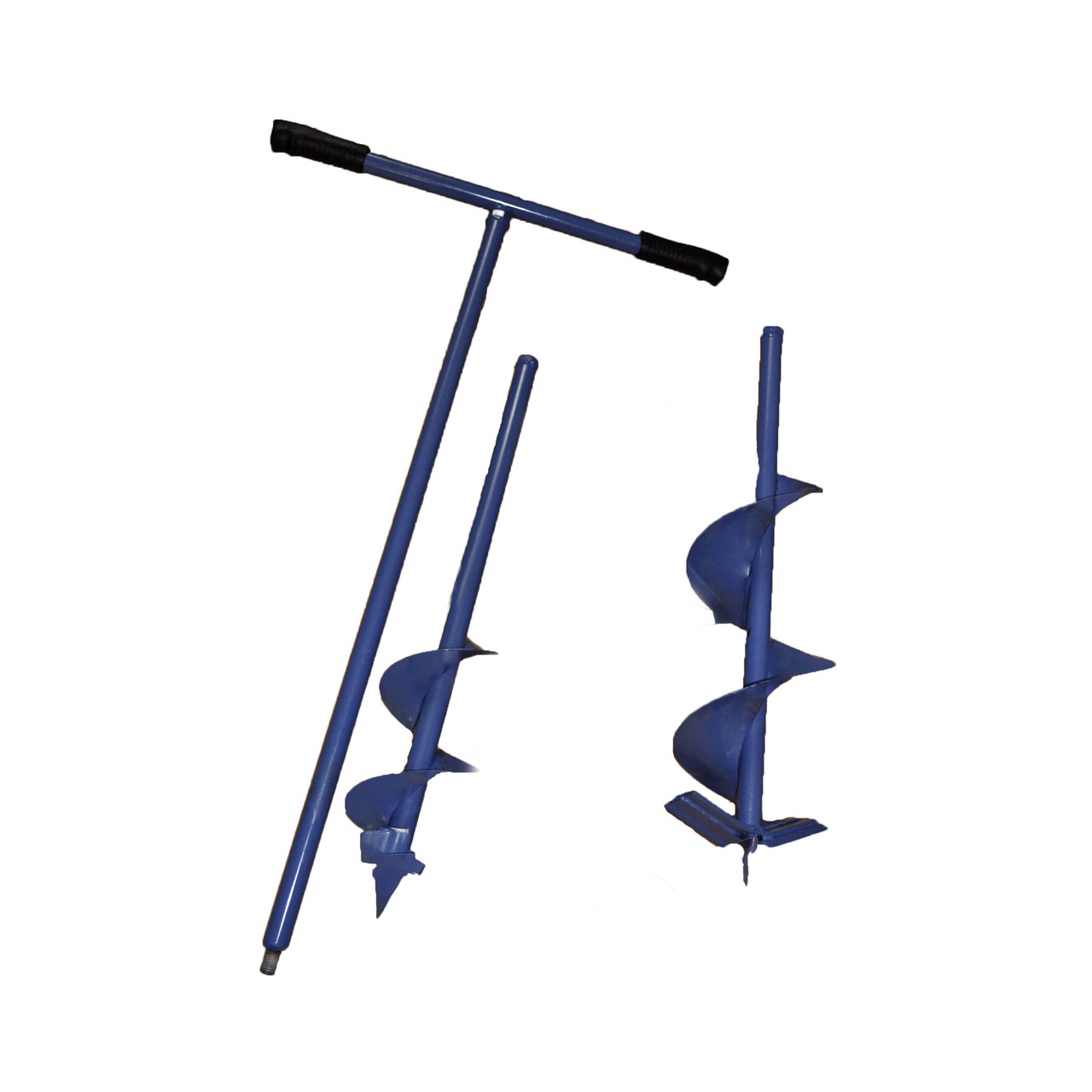 Бур шнековий ручний для саду AgroDim Землерий-250 2 насадки 100/150 мм iz16740