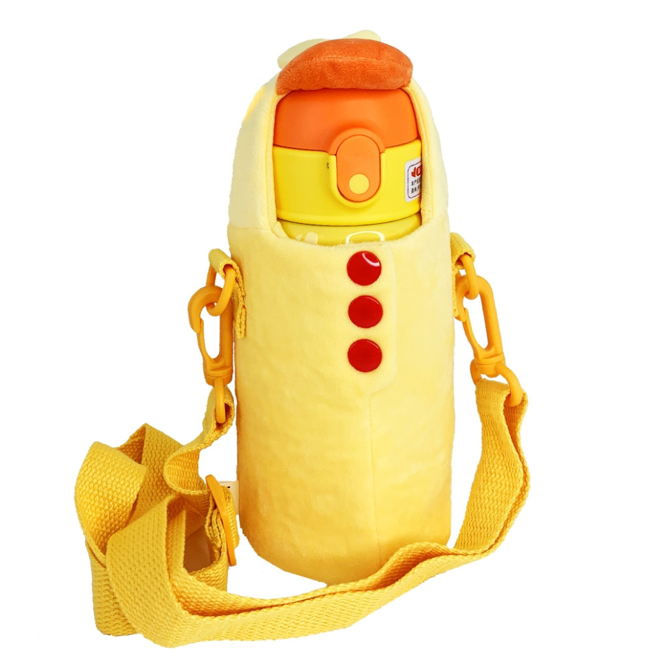 Термос-поільник з силіконовою трубочкою Курча Mega Zayka MGZ-0315 (Chicken) 560 мл