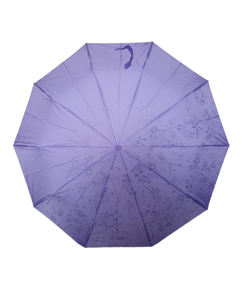 Парасолька жіноча напівавтомат Bellissimo SL461C 10 спиць Світло-фіолетовий