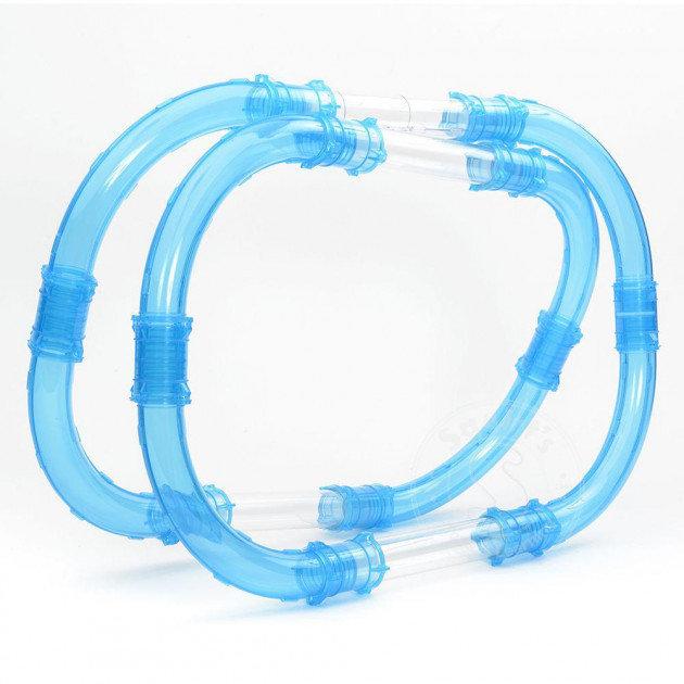 Автотрек трубчастий MHZ Chariots 022-5 20 деталей Блакитний (008167)