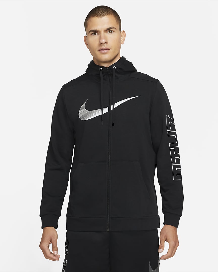 Бомбер чоловічий Nike Dri-Fit Sport Clash M Чорний (DD1709-010)