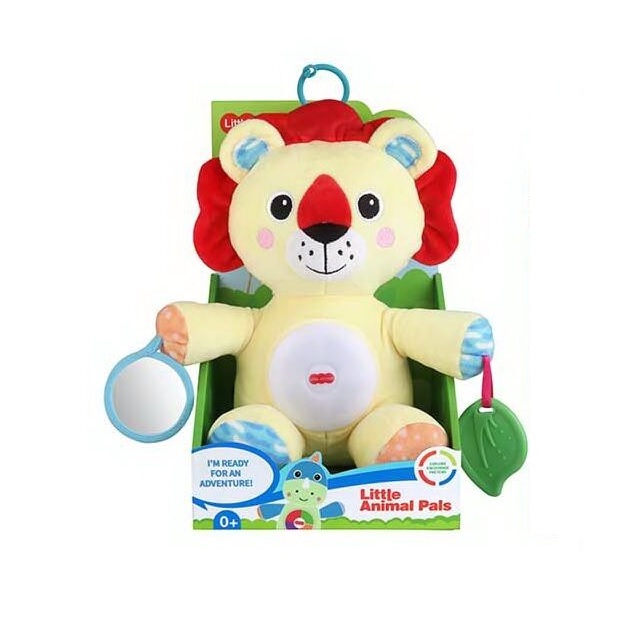 Дитячий нічник Little Animal Pals Левеня 20х10х25 см Різнокольоровий (159542)