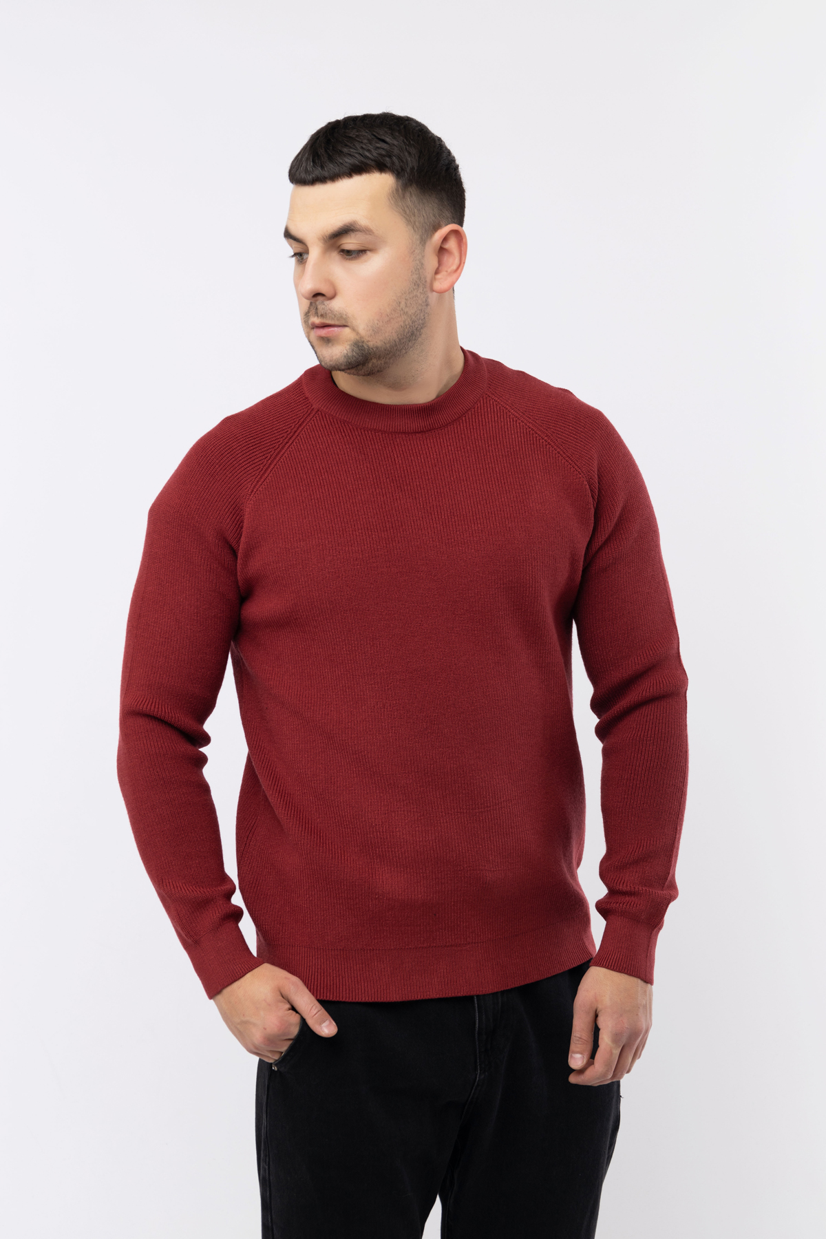 Чоловічий джемпер L маджента LAGODOMEE ЦБ-00224081