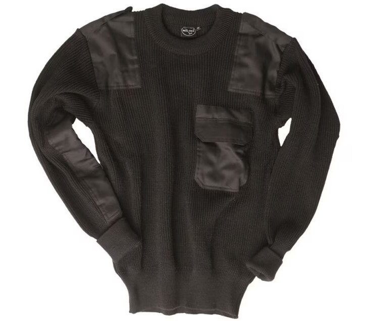 Светр Mil-Tec Pullover BW Polyacryl 10803002-052 52 Black
