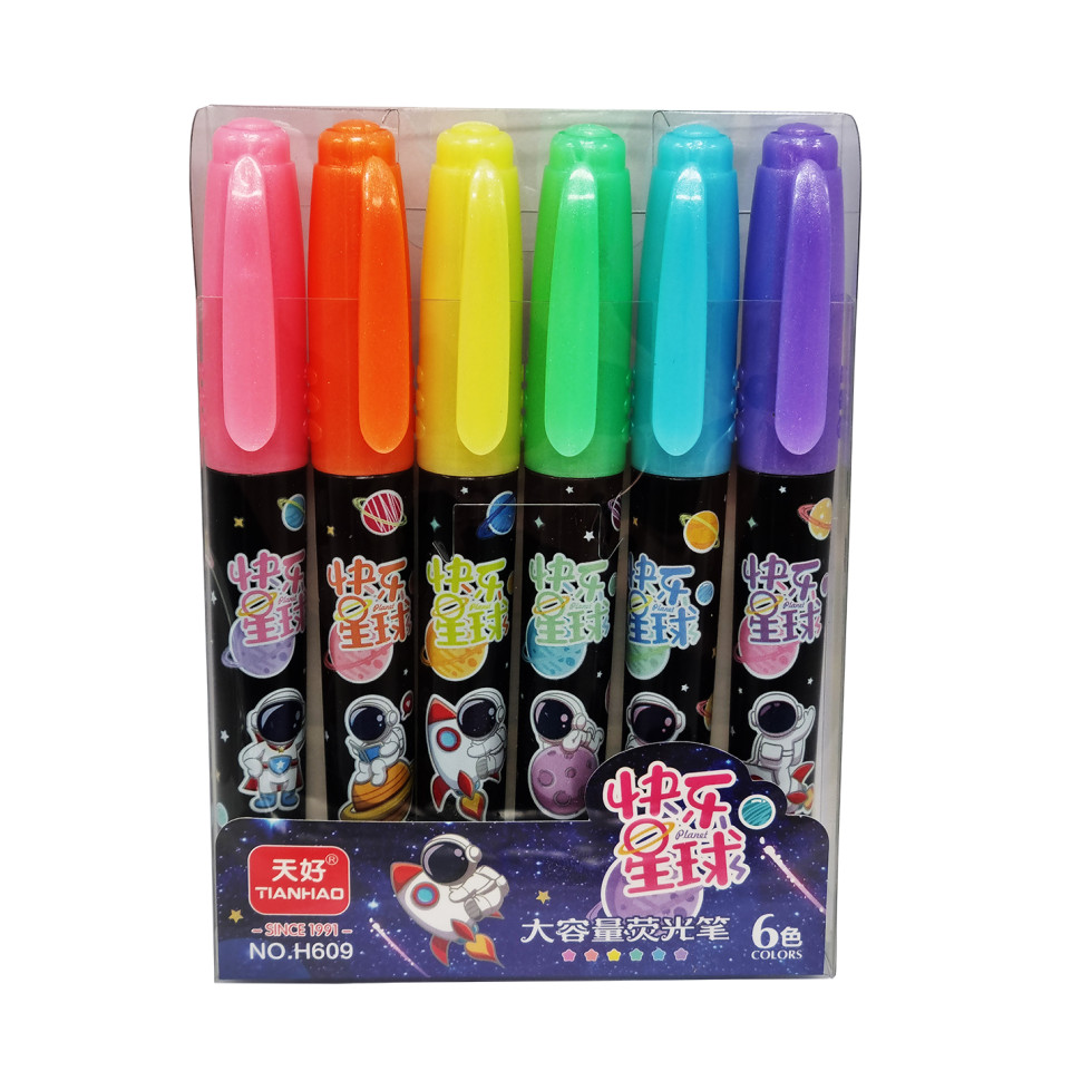 Набір фломастерів Космос Bambi H609-6 6 кольорів