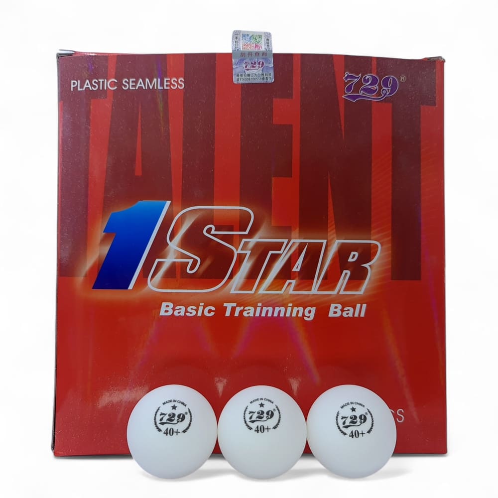 М'ячі для настільного тенісу 729 40+ мм 100 шт Білий (C.B.A009)