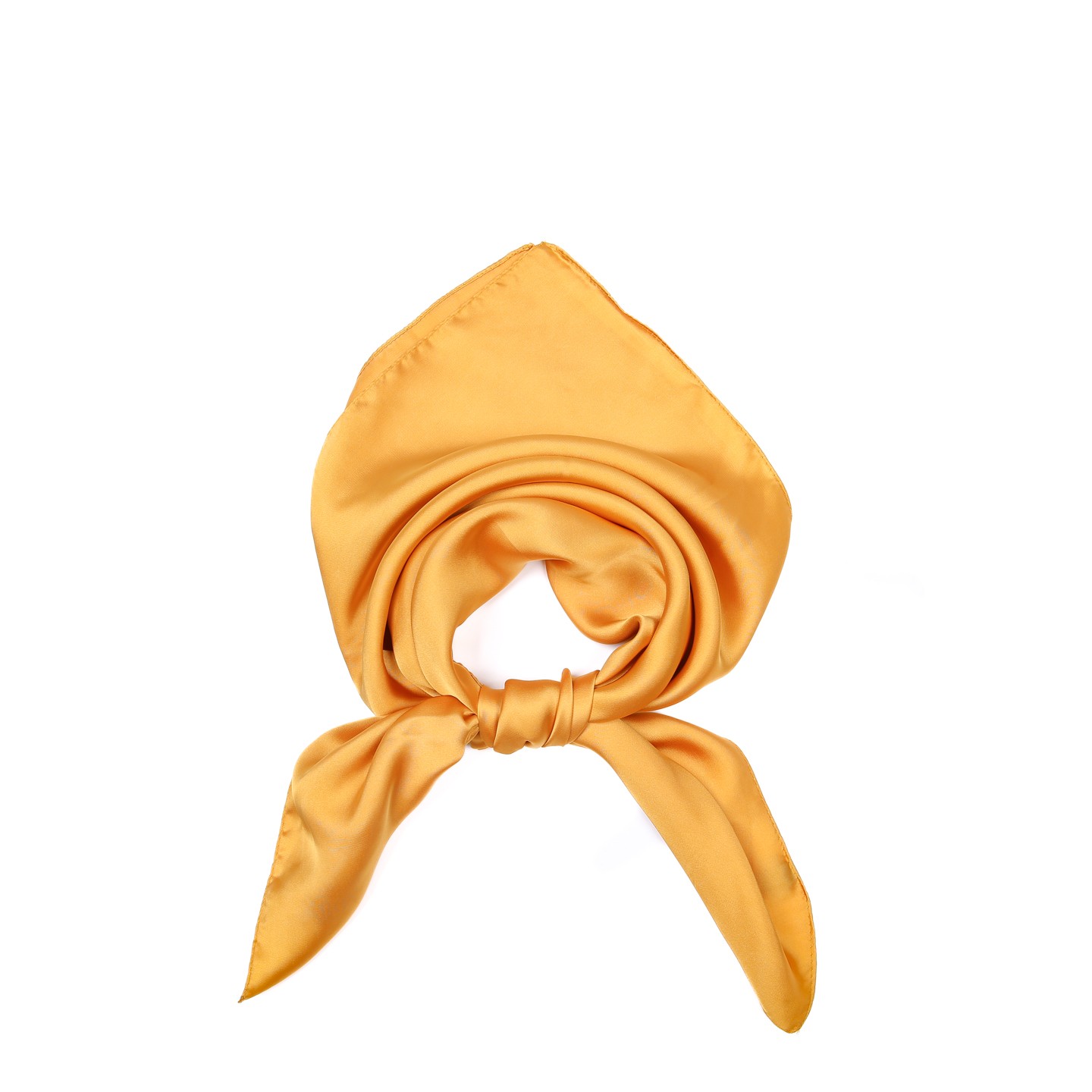 Хустка жіноча однотонна LuckyLOOK Rosemary 70x70 см Жовтий 748-040