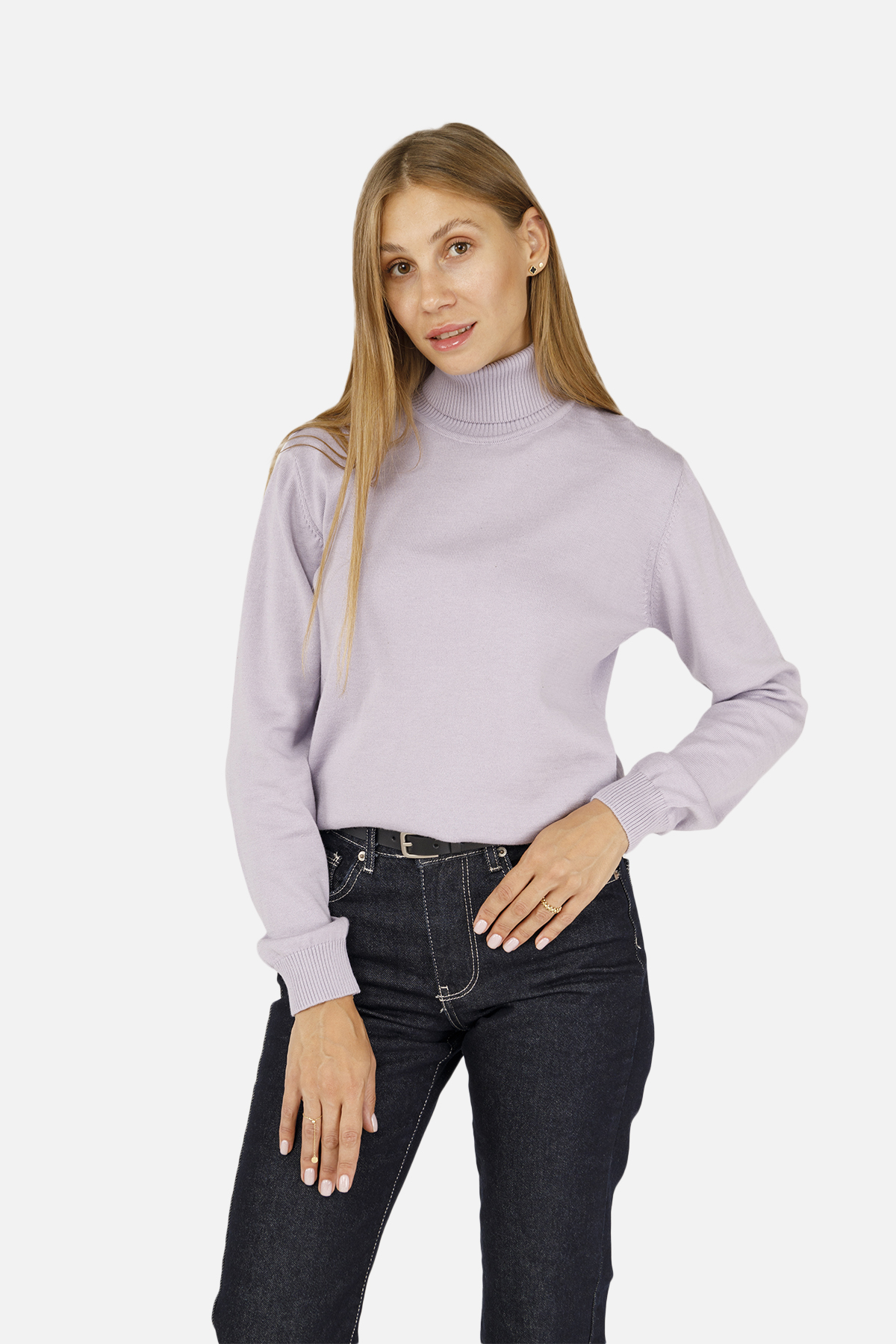 Жіночий гольф Yuki S Бузковий ЦБ-00255878 (SKT001008660)