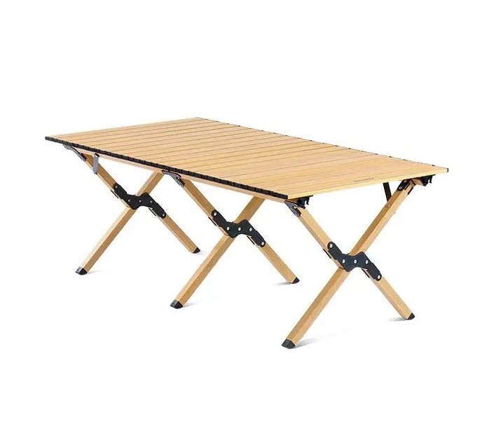 Стіл Naturehike CNK2300JU010 розкладний S 57х60х44 см Бежево-пісочний (1047-6976023926938)