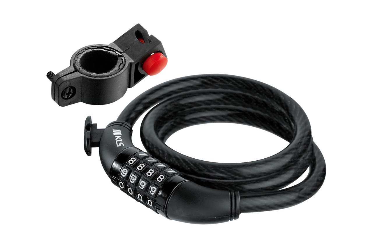 Замок кодовий KLS Encode 12x1000 мм Black