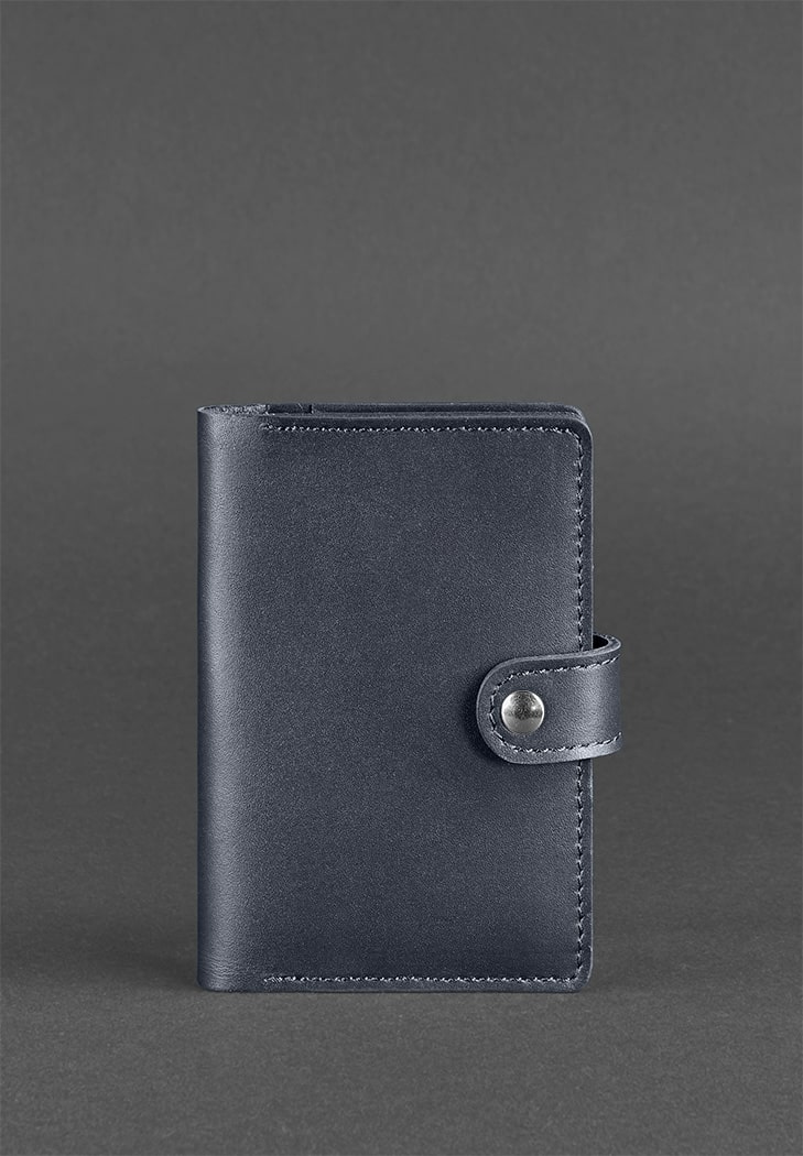 Обкладинка для паспорта BlankNote 3.0 Темно-синій (BN-OP-3-navy-blue)