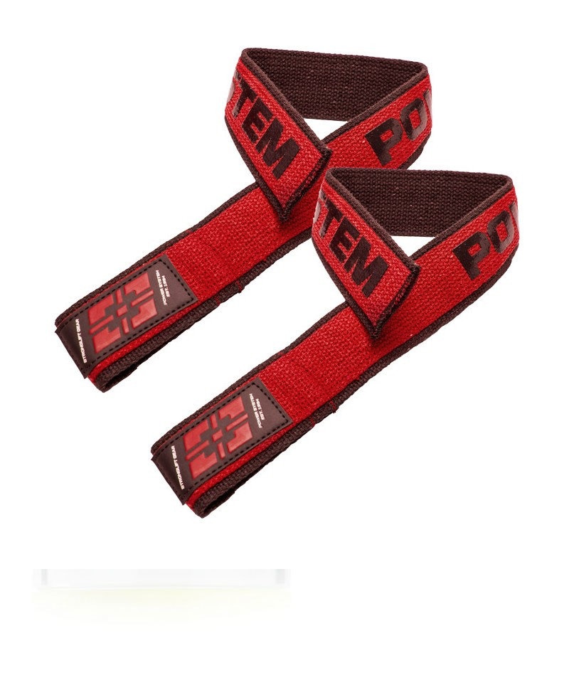Кістові ремені Power System PS-3401 Lifting Straps Duplex 60х5 см Чорно-червоний
