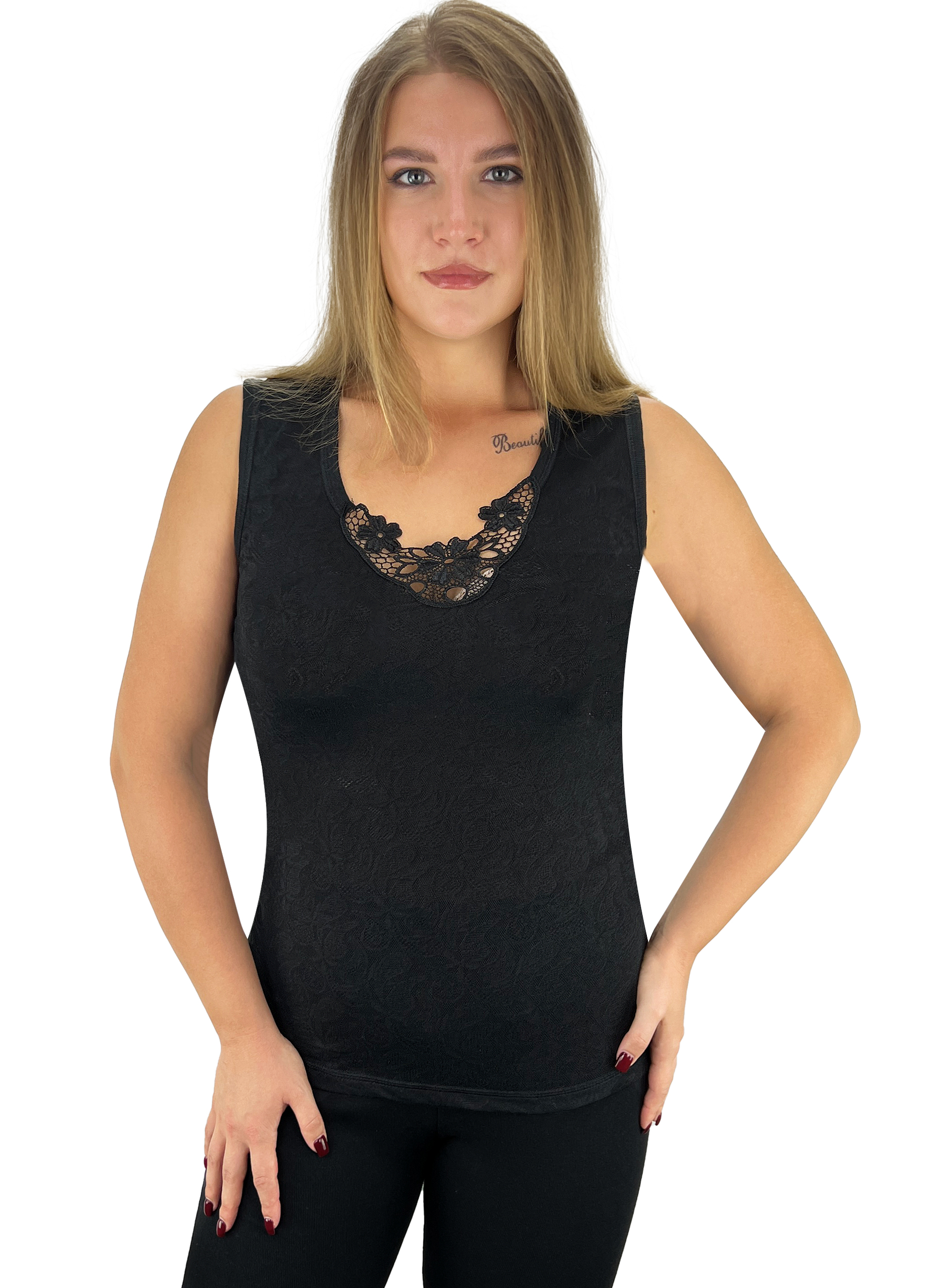 Майка жіноча Жемчужина Стилей 9316 56-58 Чорний (13140)