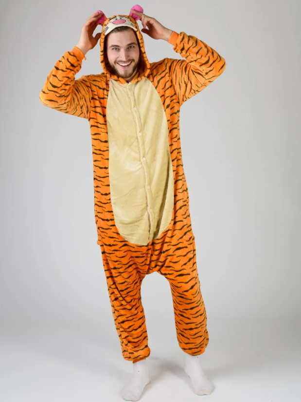 Піжама кігурумі Jamboo Тигр S Різнокольоровий (J400743)