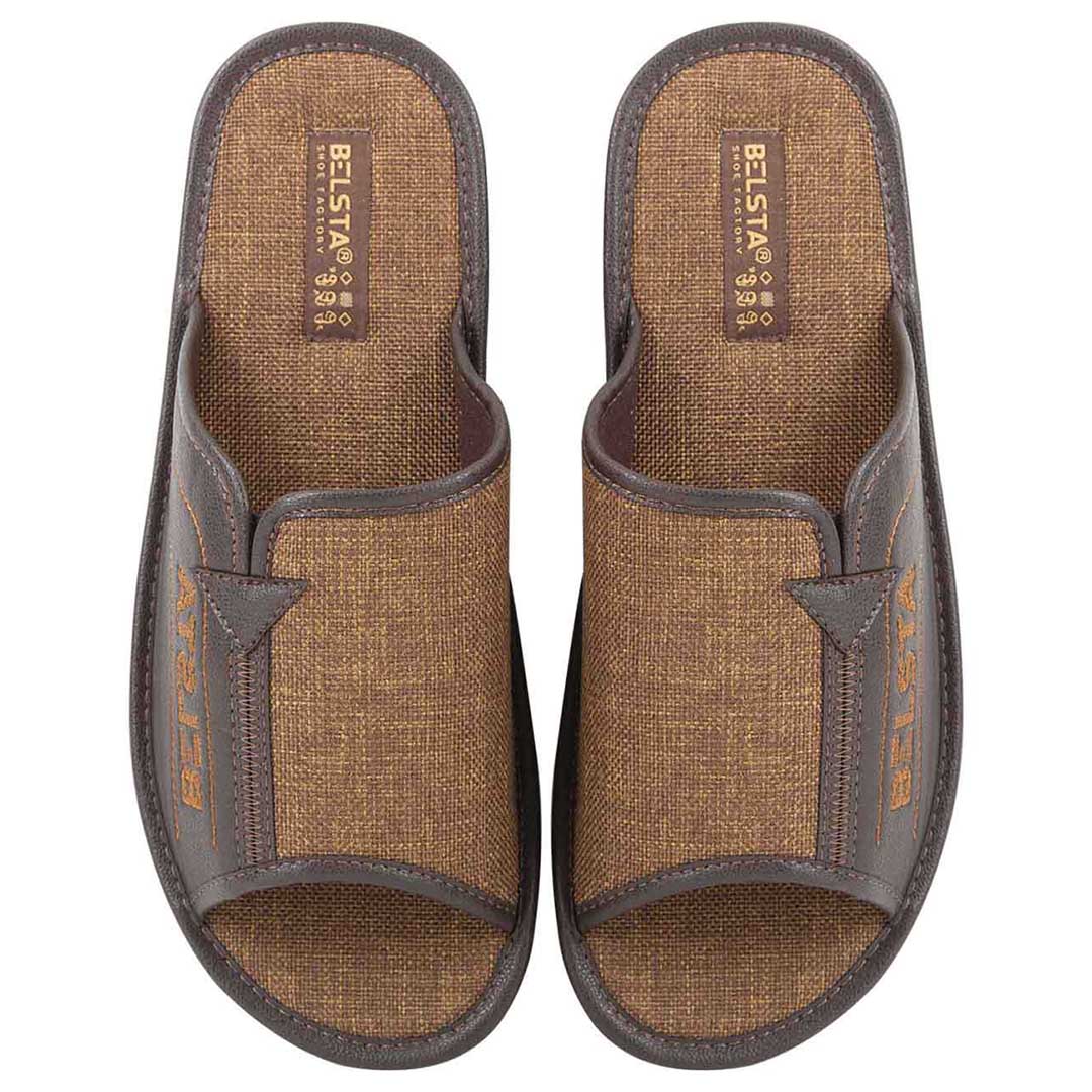 Кімнатні капці БЕЛСТА Коричневий 42 27 см