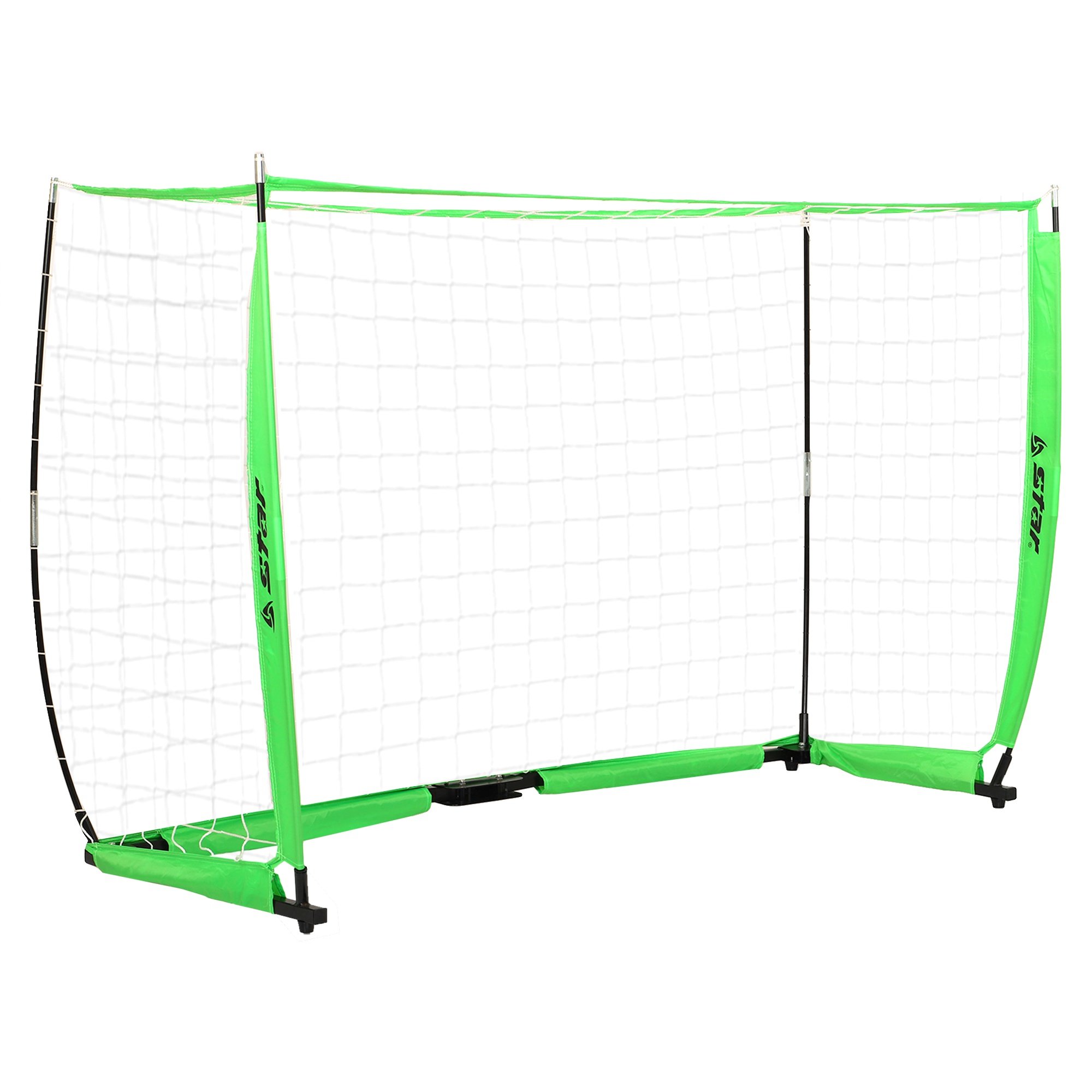 Складні футбольні ворота для тренувань STAR SN960S 180x120х70 см Салатовий