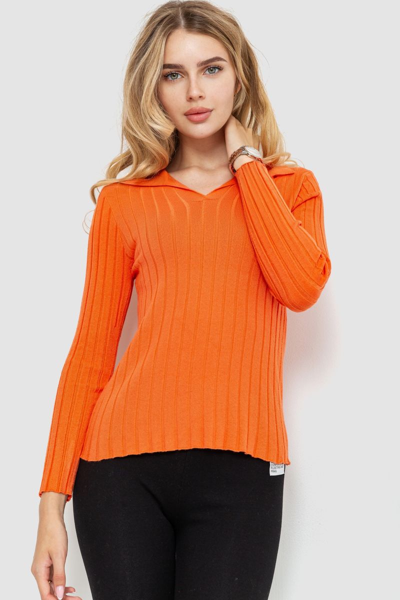 Кофта жіноча однотонна оранжевий 204R018 Ager SM