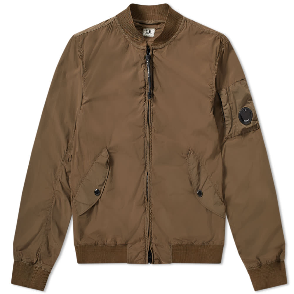 Бомбер No Brand Nycra Arm Lens Bomber Jacket Brown L