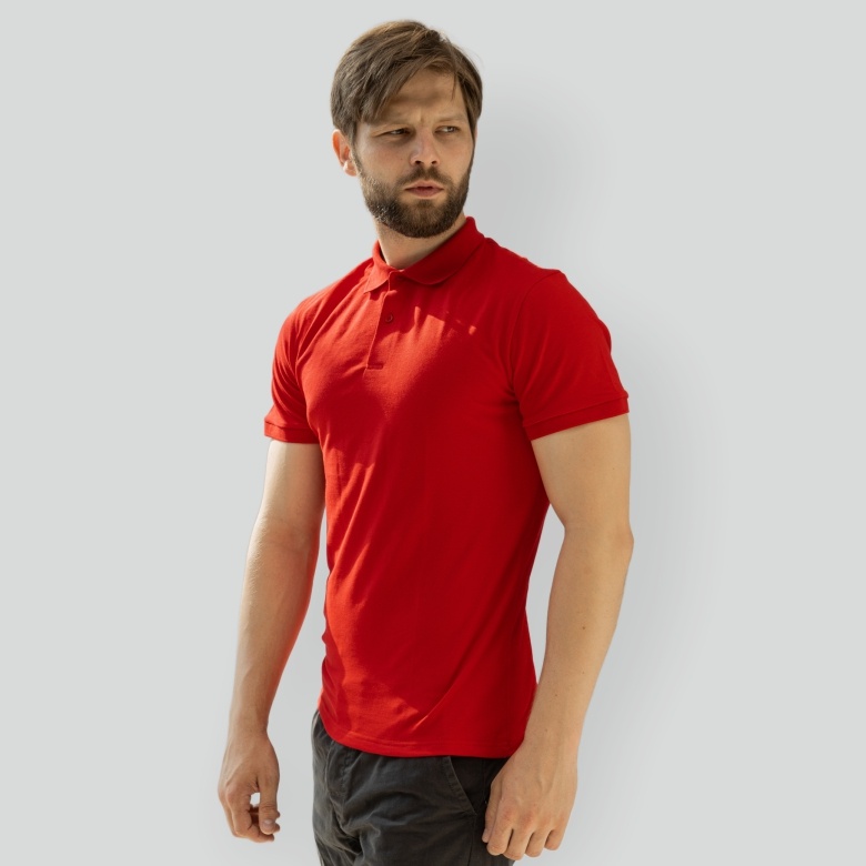 Футболка чоловіча GBI Поло Regular Червоний M (13200)