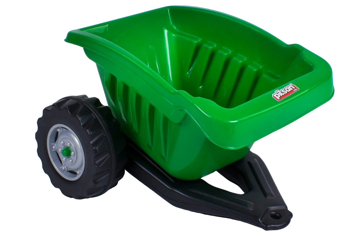 Причіп для педального трактора Pilsan 53 х 46 х 36 см до 35 кг Green (90530)