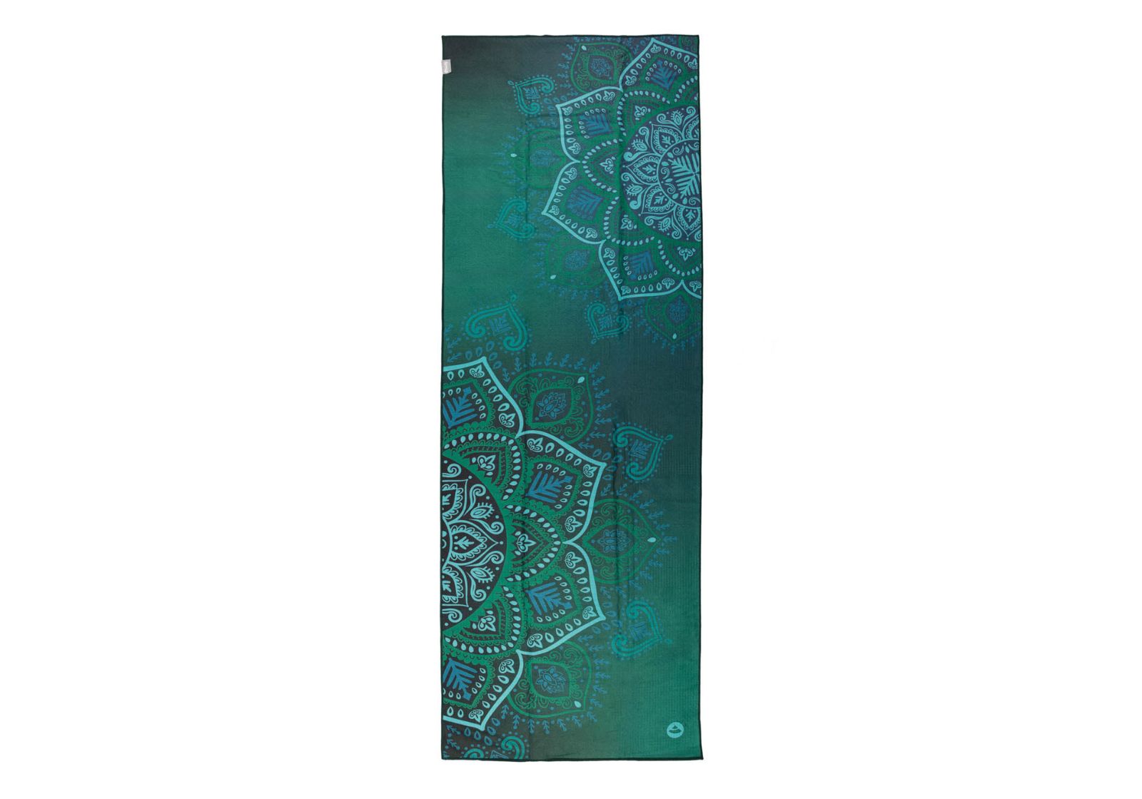 Рушник для йоги Bodhi Mandalas Jungle Green 183x61 см Різнокольоровий