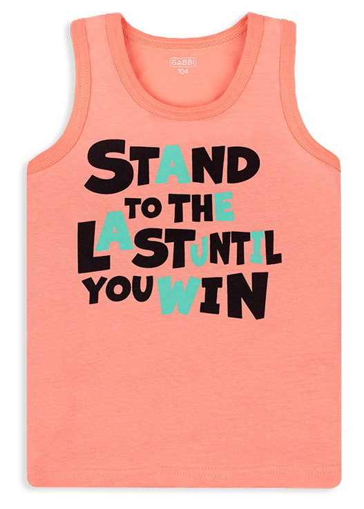 Майка для хлопчика Gabbi МК-20-15 Чувачки Рожевий 110 (12200)