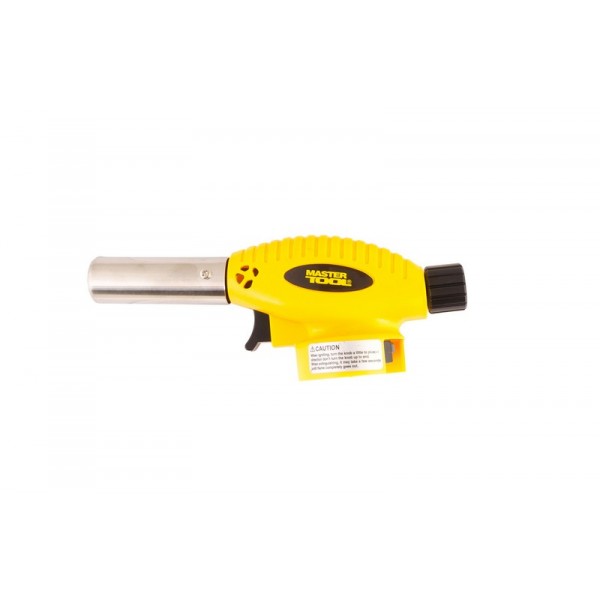 Пальник для газового балона MASTERTOOL "Метеор" з п'єзопідпалом Ø20 мм керамічний захист 1300°С 44-5040