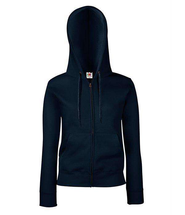 Худі Fruit of the loom Premium hooded sweat jacket lady-fit 2XL Темно-синій (62-118-0)
