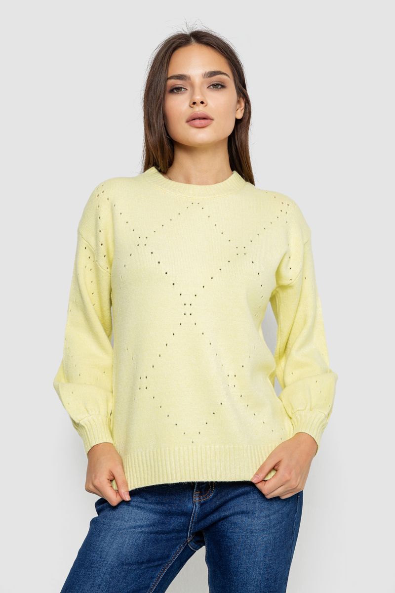 Светр жіночий AGER Світло-салатовий 244R2026-8 S-M (113321_825776)