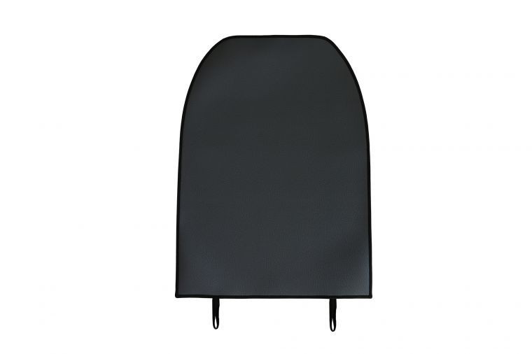 Захист спинки переднього сидіння автомобіля з еко шкіри Pok-ter чорна