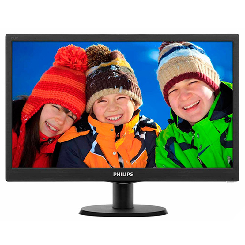 Монітор PHILIPS 193V5LSB2/62 18.5 дюймів TFT LED VGA 1366 x 768 Black (478-261)