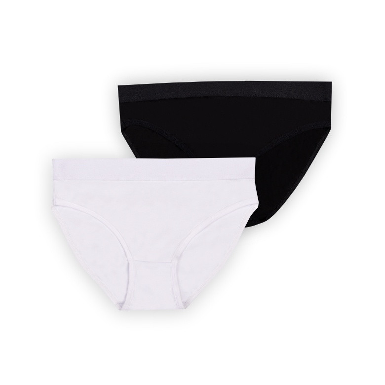 Труси для дівчинки GBI Teens TRDT-24-1 2 шт 170 Чорно-білий (14109)