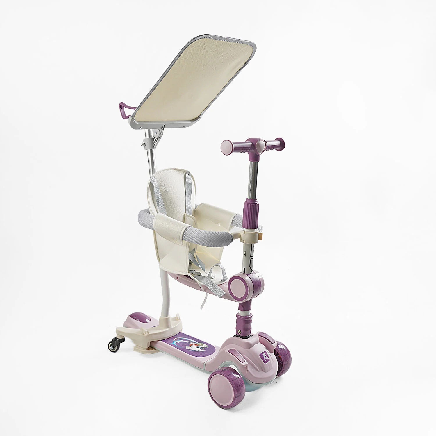 Самокат багатофункціональний з бортиком Skyper Forever 5в1 Violet (175806)