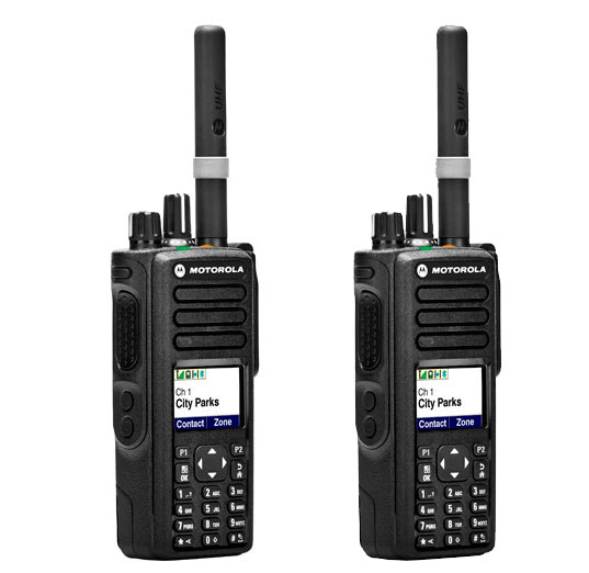 Радіостанція цифрова Motorola MotoTRBO DP4800e VHF AES-256 шифрування 2 штуки
