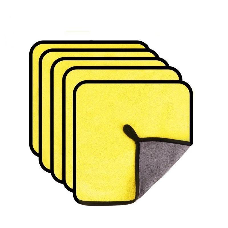 Набір мікрофібри Bluefield 30×30 см 10 шт Жовтий (Н050523-10)