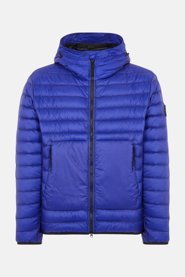 Куртка No Brand Hooded Lightweight Down Jacket Blue L