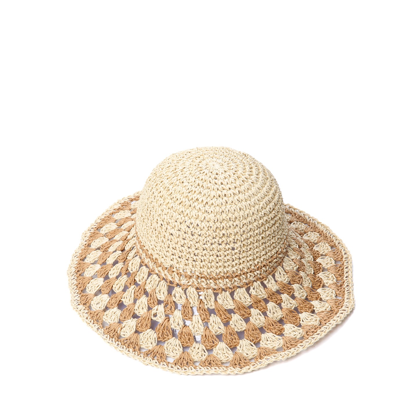 Капелюх жіночий в'язаний LuckyLOOK Банбері 57 Бежевий 819-269