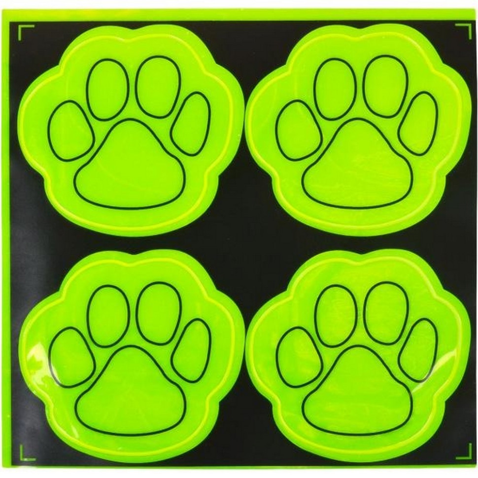 Наклейка світловідбиваюча Лапа Bambi 127-CIT 4 штуки