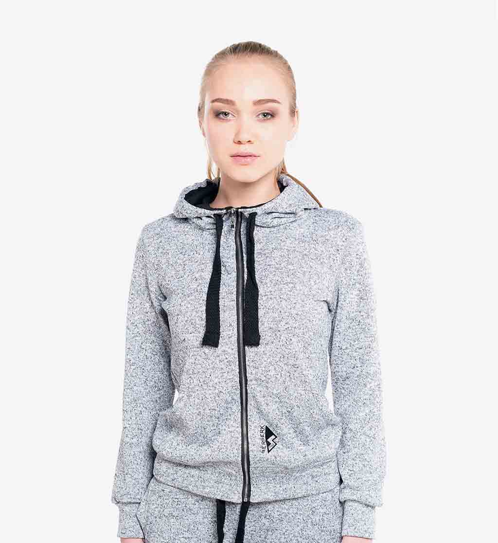 Толстовка Berserk Sport Knitted TT Fit melange M gray (H3583M)