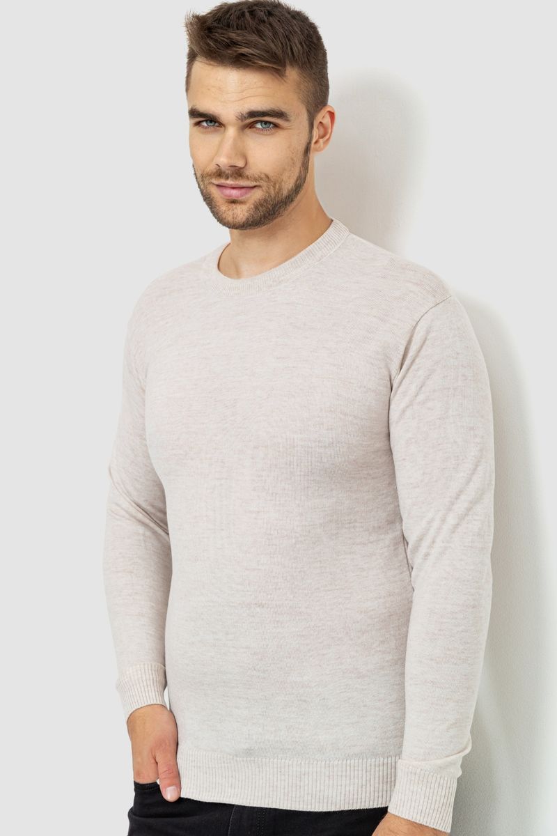 Светр чоловічий AGER Світло-бежевий 161R1770-1 XXL (103779_794423)