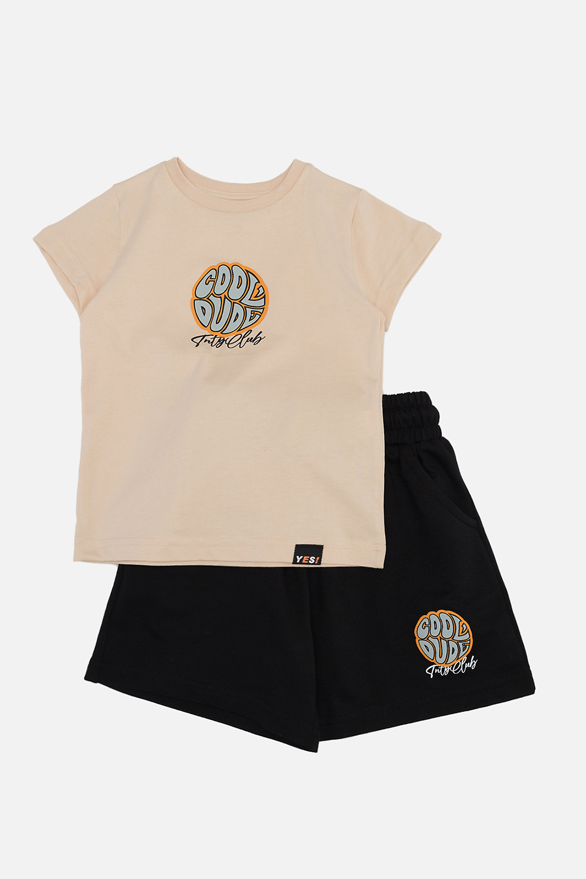 Костюм із шортами для хлопчика Toontoy 110 Бежевий ЦБ-00244125 (SKT000977882)