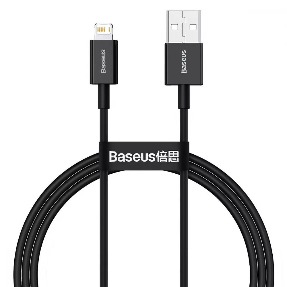 Кабель BASEUS Superior Series Fast Charging Lightning 2.4A 1m Black (CALYS-A01)