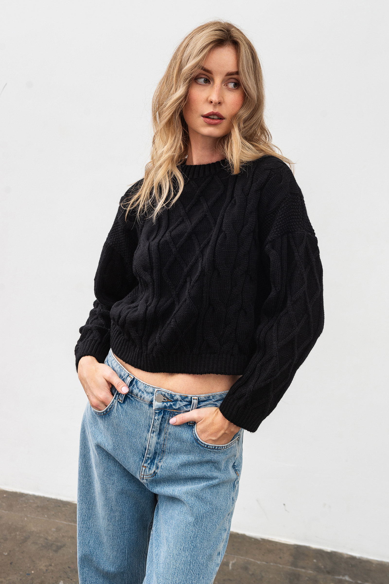 Джемпер Lesia 4548/2024 Чорний L (150560000L)