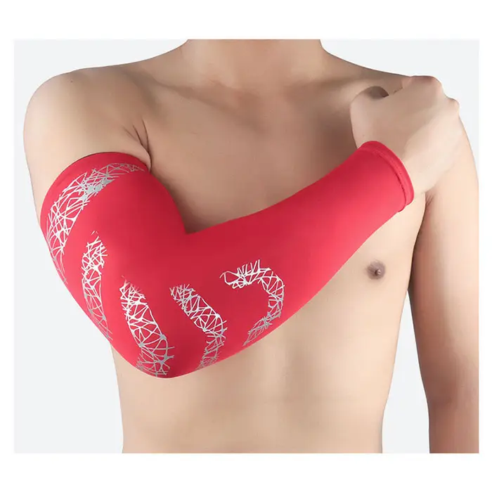 Компресійний рукав еластичний бандаж Clefers LVR 001 XL 42x29x19 см Red (16026-hbr)