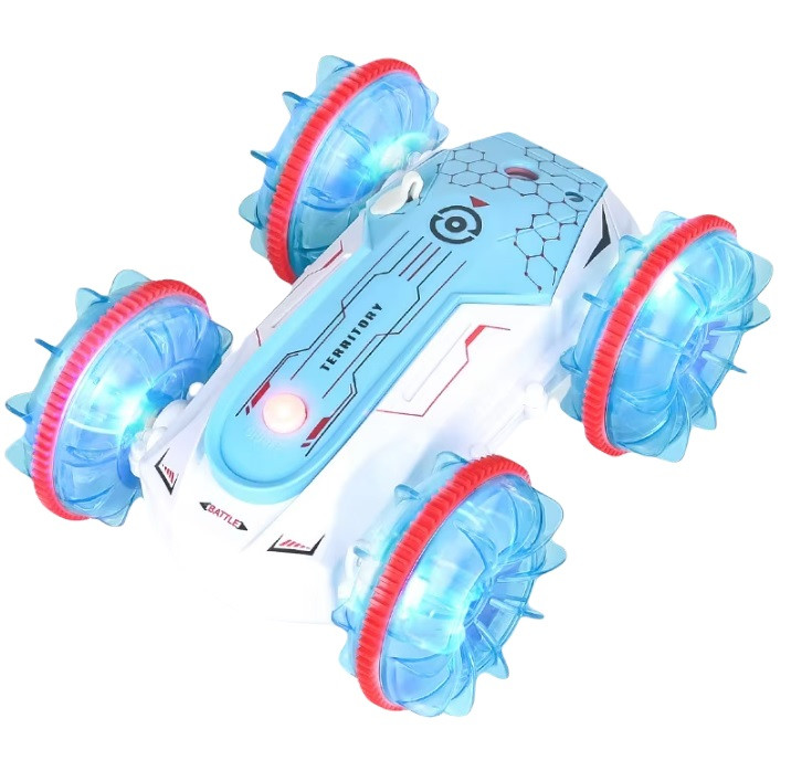 Машинка-амфібія Stunt Car 1841-2 з парогенератором та пультом ДУ Blue
